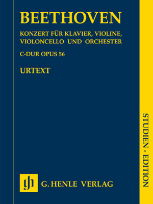 Concerto C major op. 56 for Piano, Violin, Violoncello and Orchestra [Triple Concerto] (HN9610)
