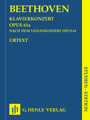Piano Concerto D major op.61a after the Violin Concerto op. 61 (HN9815)