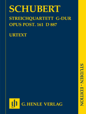 String Quartet in G major op. post. 161 D 887 (HN9850)