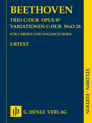 Trio in C major op. 87 • Variations in C major WoO 28 (HN9947)